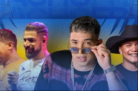 Programação musical da prefeitura de Riacho Frio para o aniversário de 30 anos da cidade.