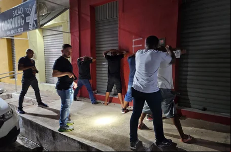 Quadrilha presa pela Secretaria de Segurança em Altos